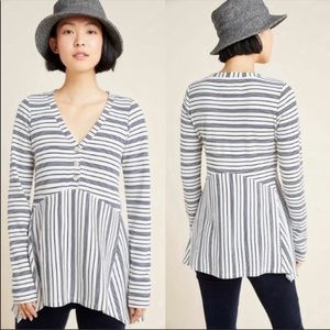 Anthropologie Thermal Henley Top